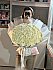 101 белая роза в полупрозрачной упаковке
